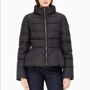 Kate Spade Peplum Puffer Jacket - Size 6 NWT